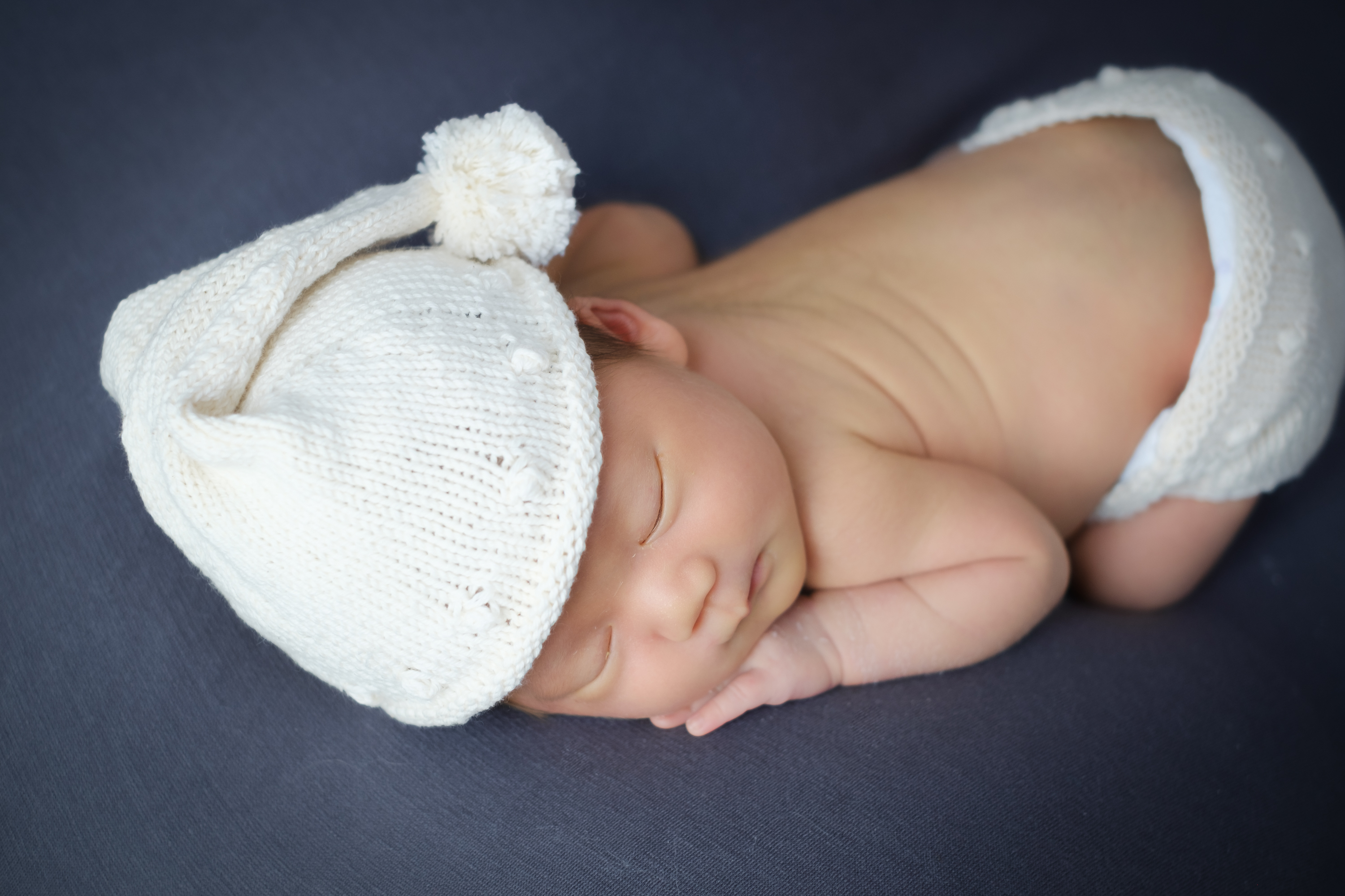 ポンポン三角帽子 パンツ Pear Pie Newbornphoto Props