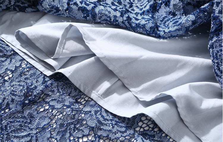 グラデーション ブルー ワンピース 爽やか 花柄 リゾート レディース Blue One Piece Flower Ladies Antoinette