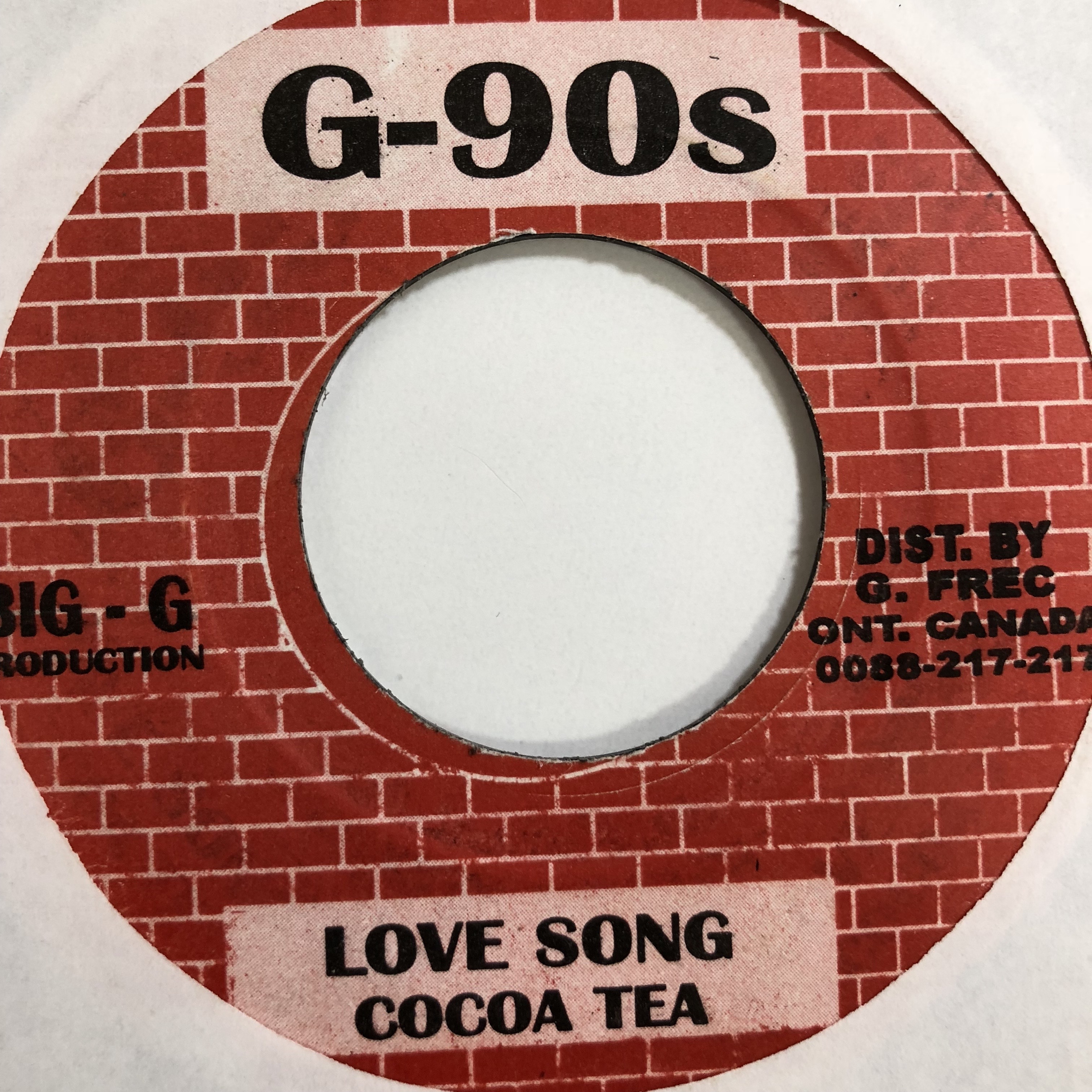 Cocoa Tea ココティー Love Song 7 Jamaican Soul