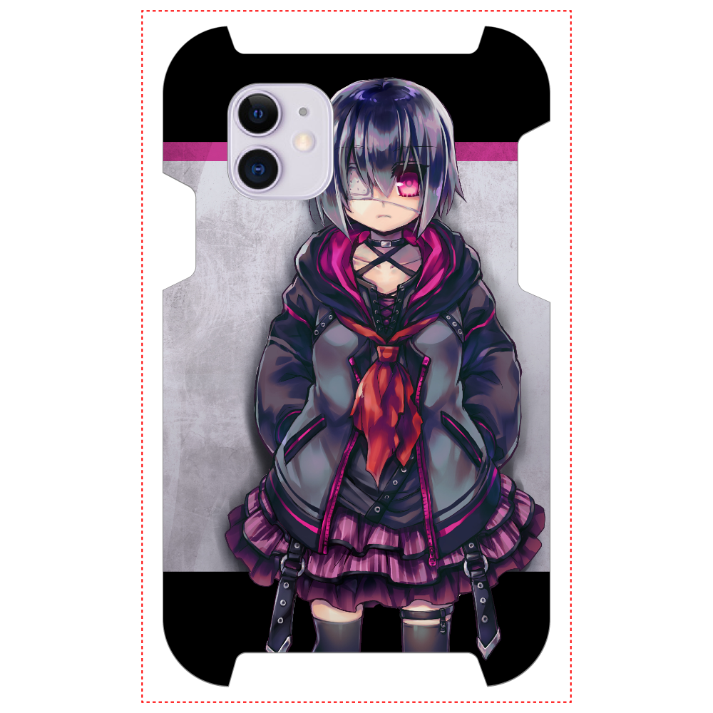 Iphoneケース スマホケース 女の子 イラスト エモい Iphone12 Pro Max Xperia 5 ケース ゴスパン パンク ロック 病みかわ 個性的 Android アンドロイド ケース おすすめ クリエイター イラストレーター 絵師 タイトル 月蝕ざっか店 Dolls 見ツメルb