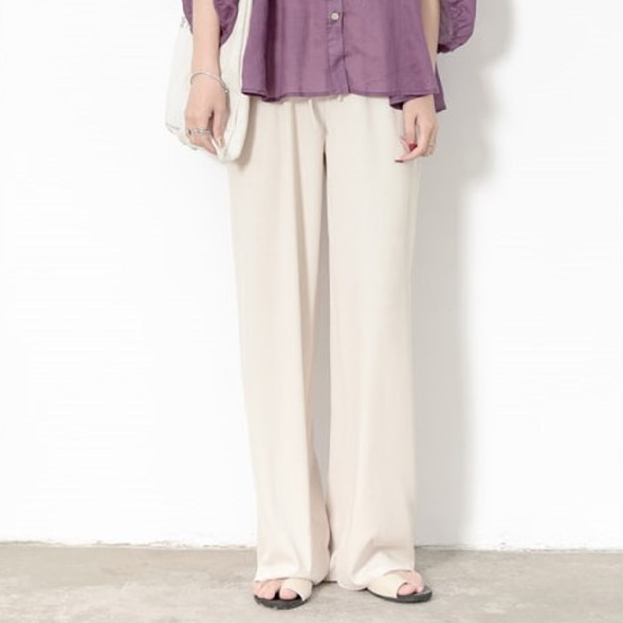 シンプルルーズドレープパンツ Kire Kawa 大人カジュアル