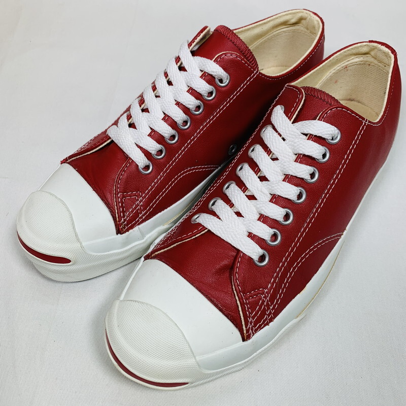 90 S Converse Jack Purcell Low Leather コンバース ジャックパーセル レザースニーカー 赤 Red Usa製 ミントコンディション Us7 箱付き 希少 ヴィンテージ Ba 1471 Rm1840h Agito Vintage