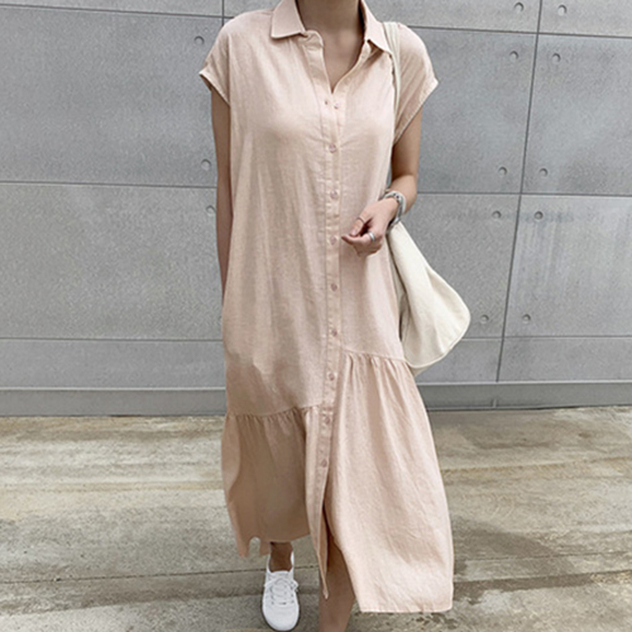 Al 385 アシメントリー 裾ティアードフレア フレンチスリーブワンピース A Lot Of Love 公式