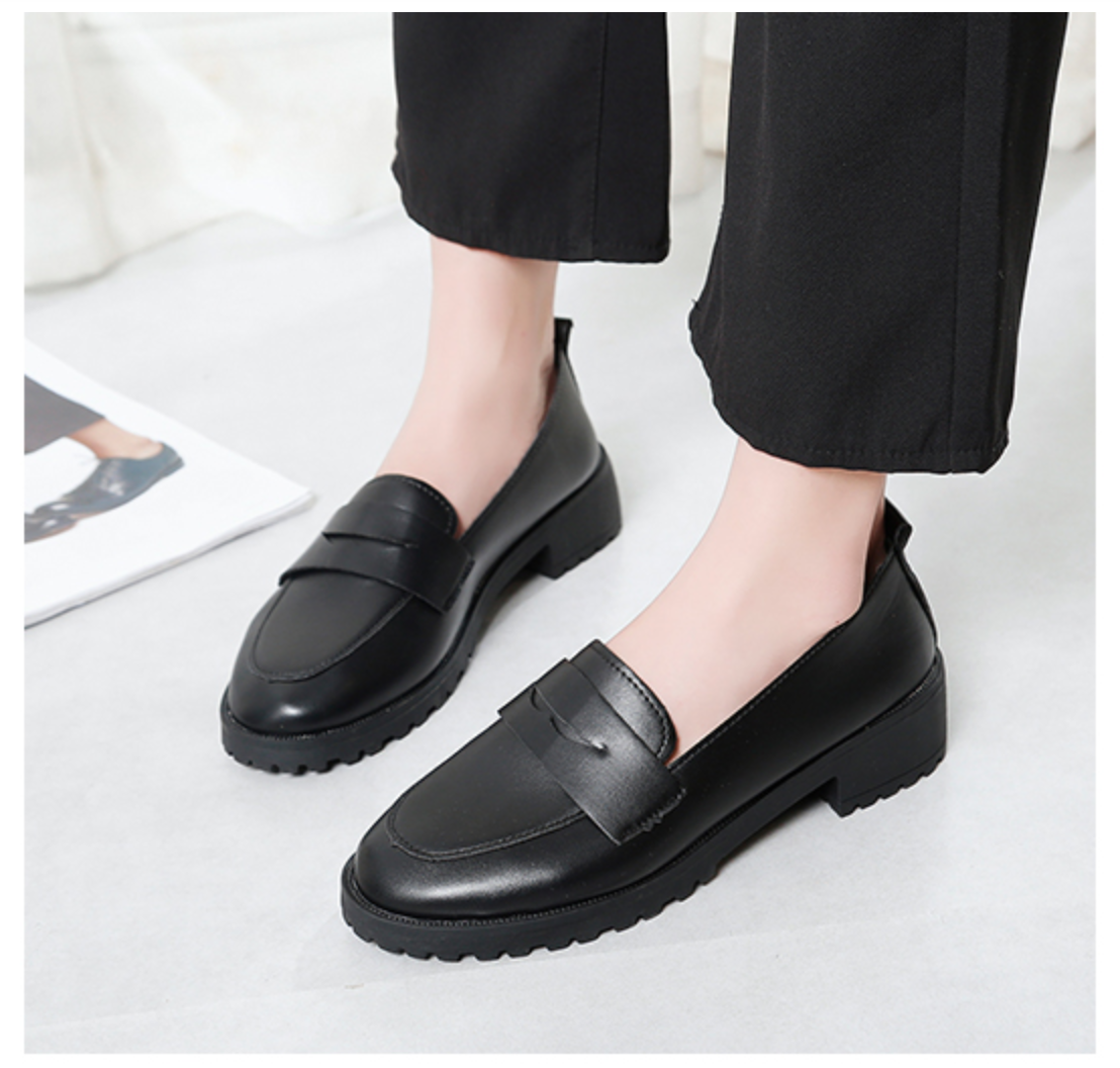 レトロ 流行 ヒール 通学 靴 かわいい 通勤 学生 リボン ローファー やみかわ コスプレ 441 Sweetly