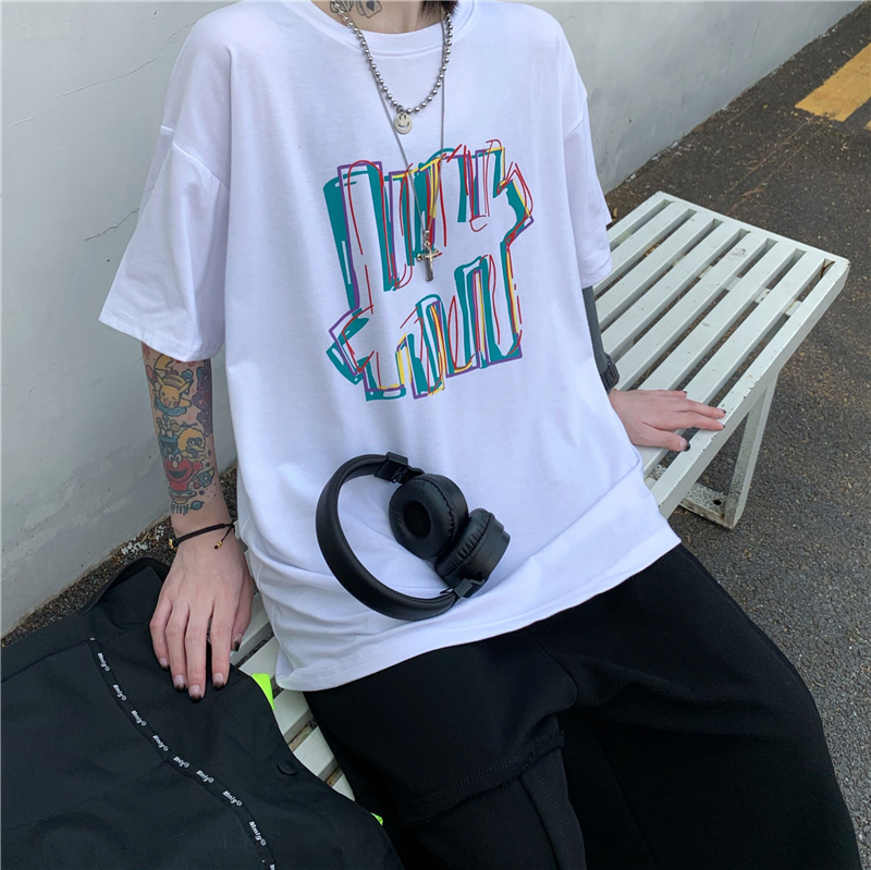 大魔王シリーズ Tシャツ 2color トップス 男女兼用 カップル服 メンズ レトロ 半袖 夏 可愛い Elegant