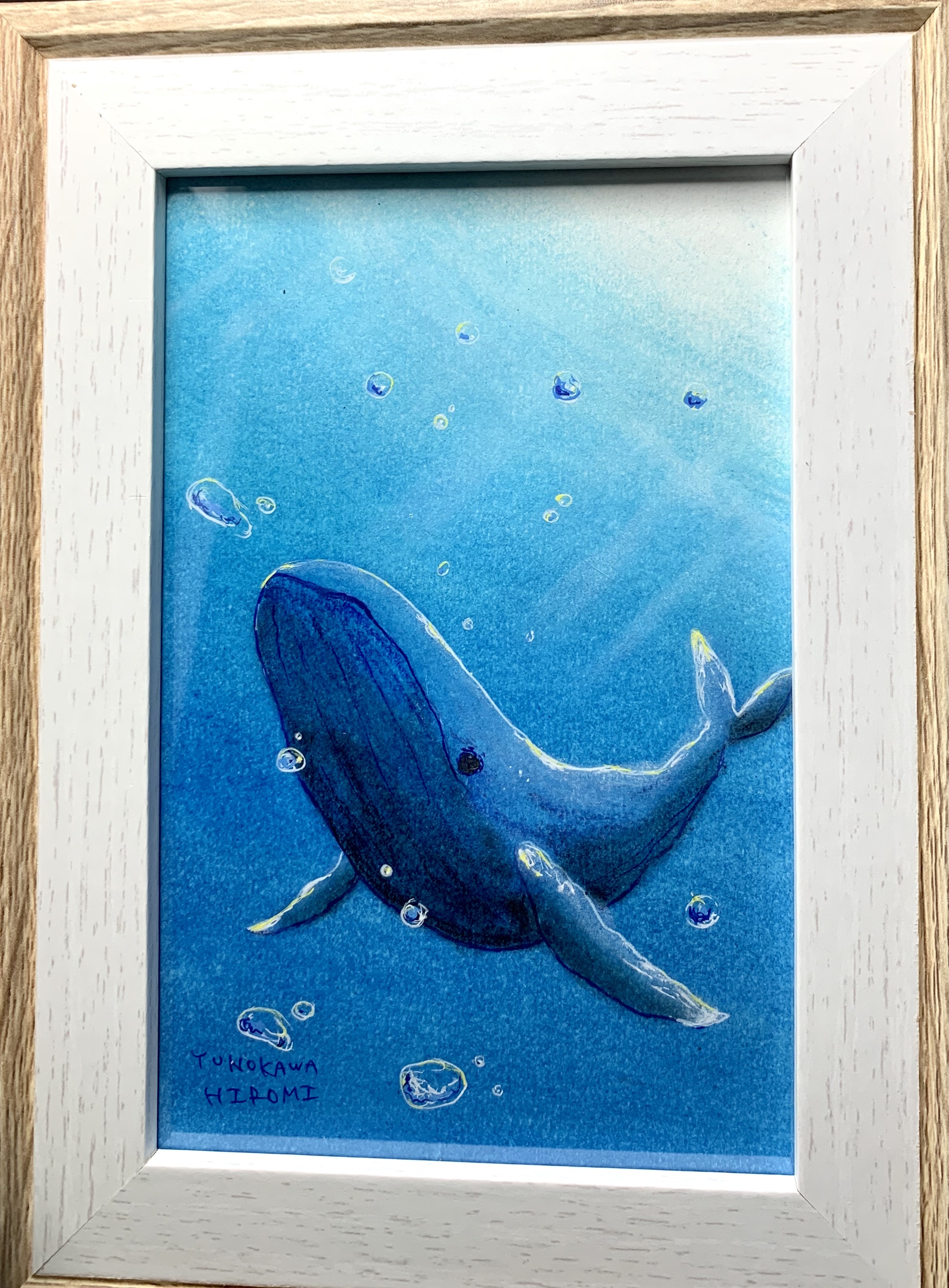 一点物の絵 No 1 クジラよ 湯野川広美 Web Shop