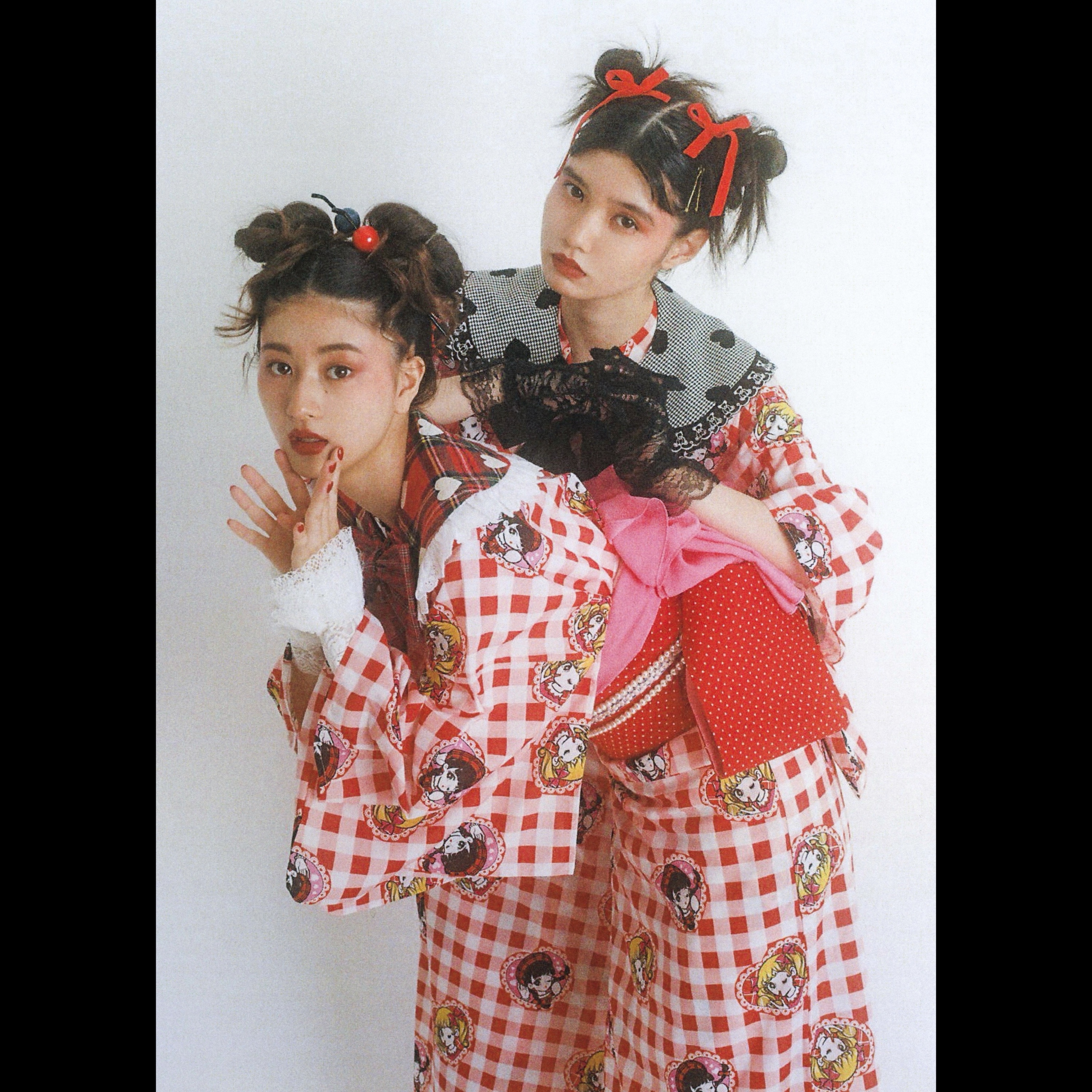 HeiHeI浴衣 少女ギンガムプリント