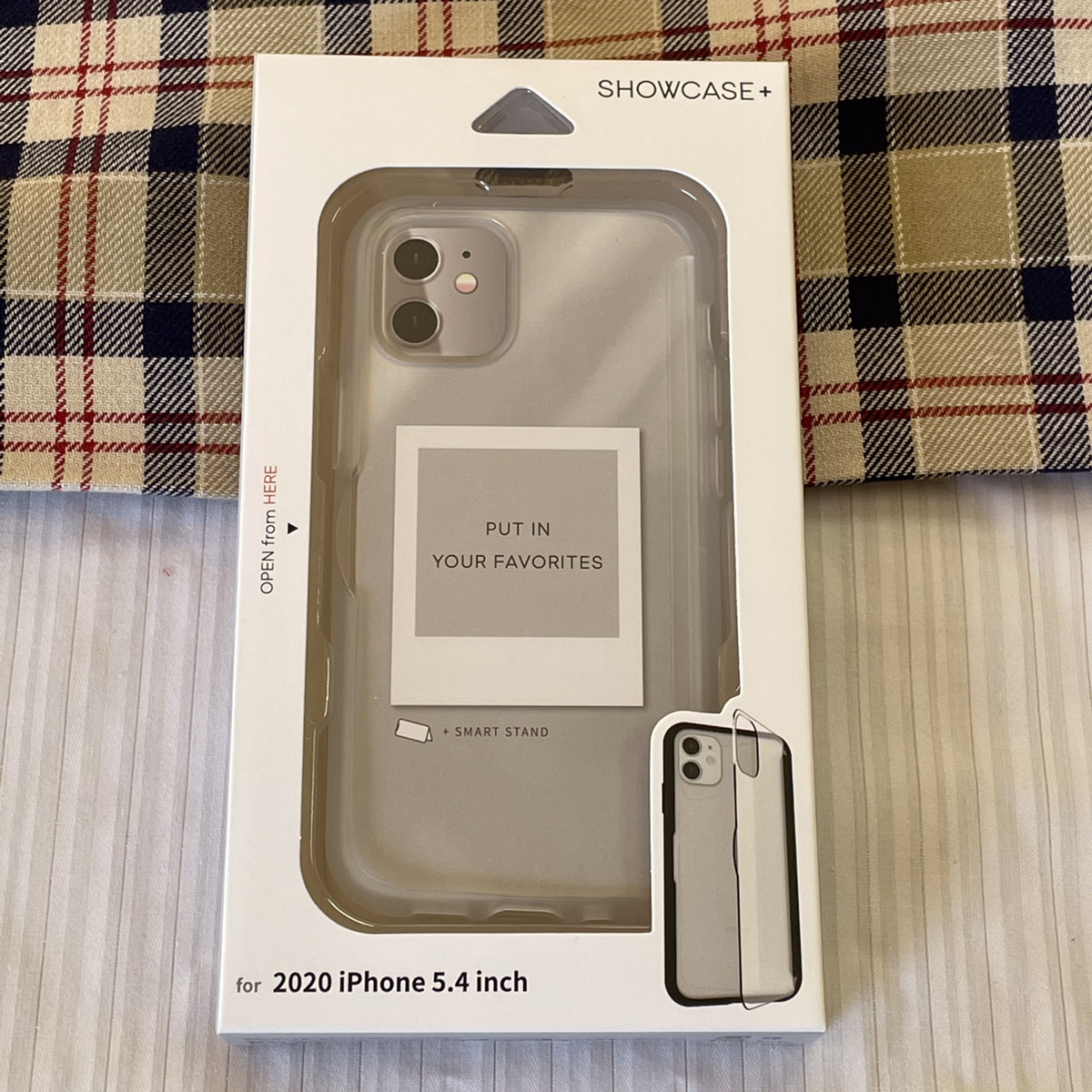 Showcase Iphone12mini対応ケース クリア Plaisant プレザン