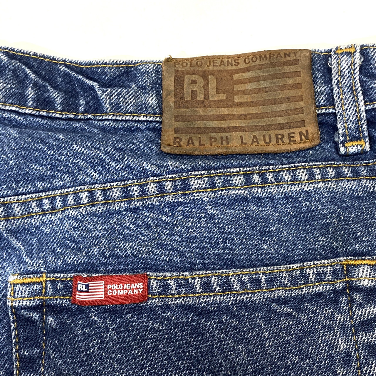 ラルフローレン ストレート デニムパンツ レディースw34 古着 メンズ Polo Jeans Company ポロジーンズ Ralph Lauren デニムパンツ Cave 古着屋 公式 古着通販サイト