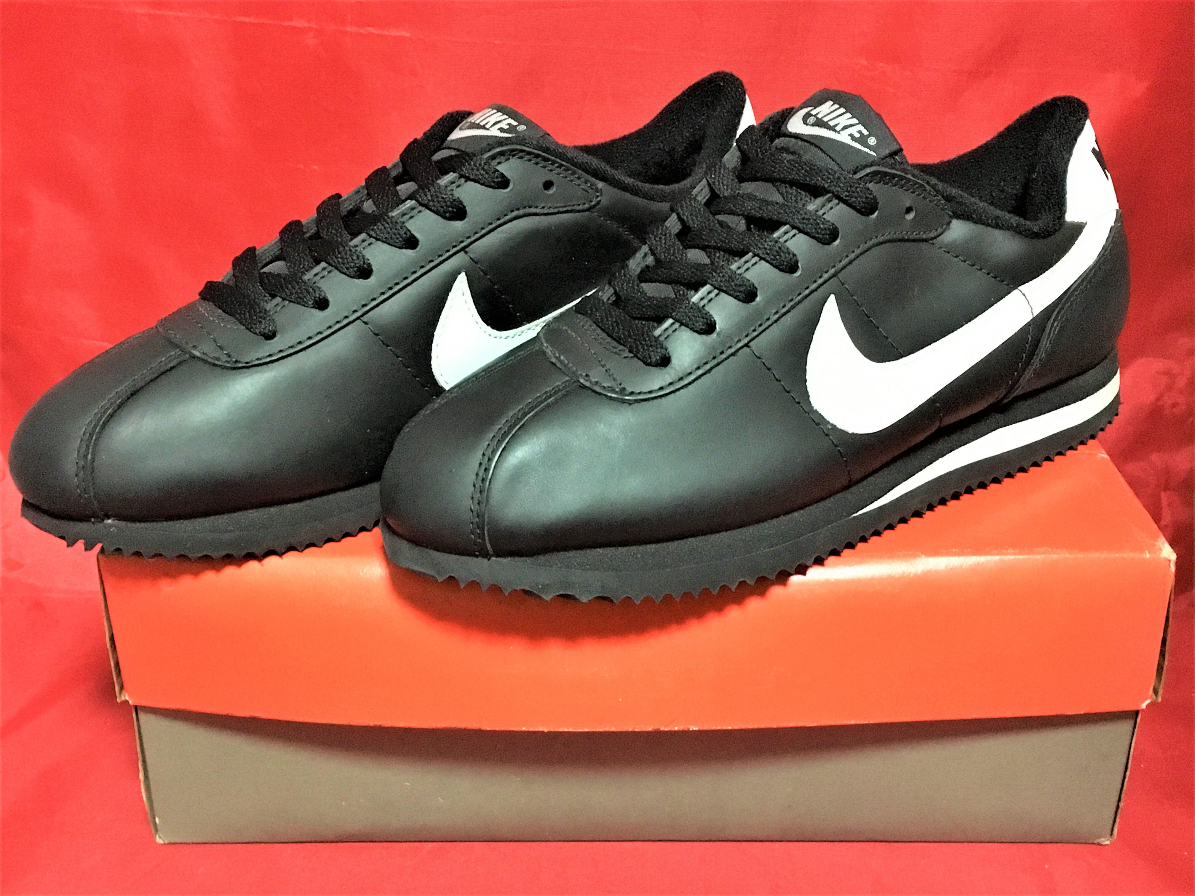 Nike ナイキ Leather Cortez レザー コルテッツ 9 27cm 黒 白 90s Freestars