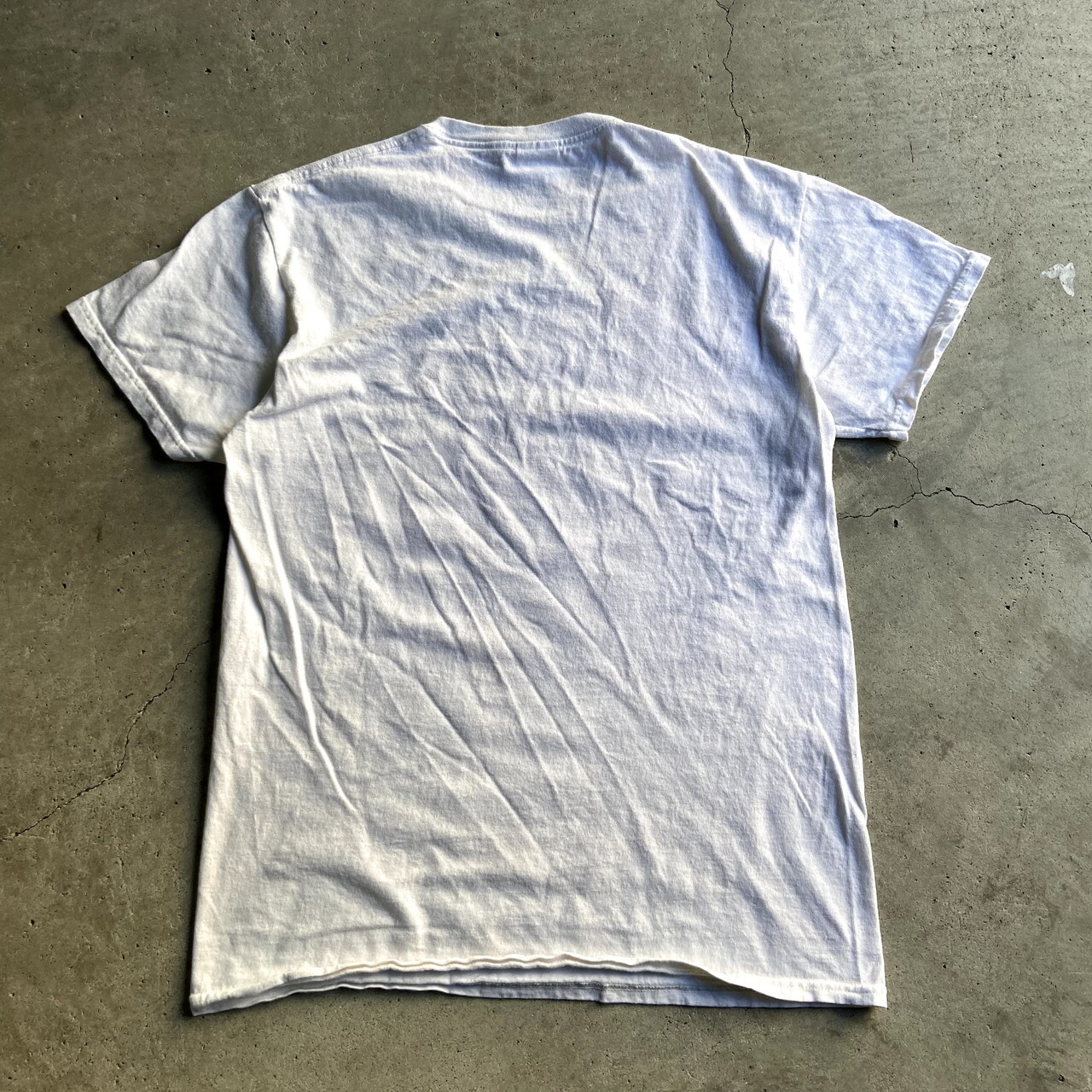 エイリアン 宇宙人 メッセージプリントTシャツ メンズM 古着 ホワイト 白【Tシャツ】【SA2107】  cave  古着屋【公式】古着通販サイト◎9/27 12:00まで全品15%OFF開催中 powered by BASE