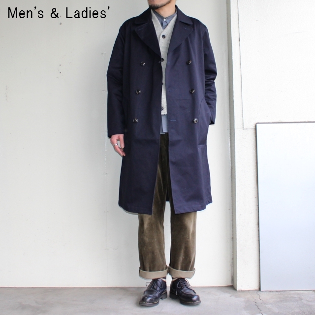 Upscapeaudience ベンタイルロングトレンチコート Aud2848 Navy C Countly Online Store メンズ レディス ユニセックス通販