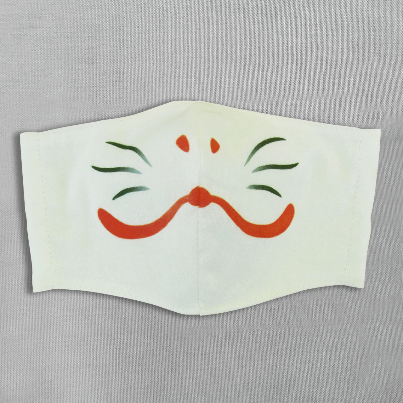 狐 キツネ 動物マスク 藍染商品 動物マスク 布製マスクの製造販売 水野染工場