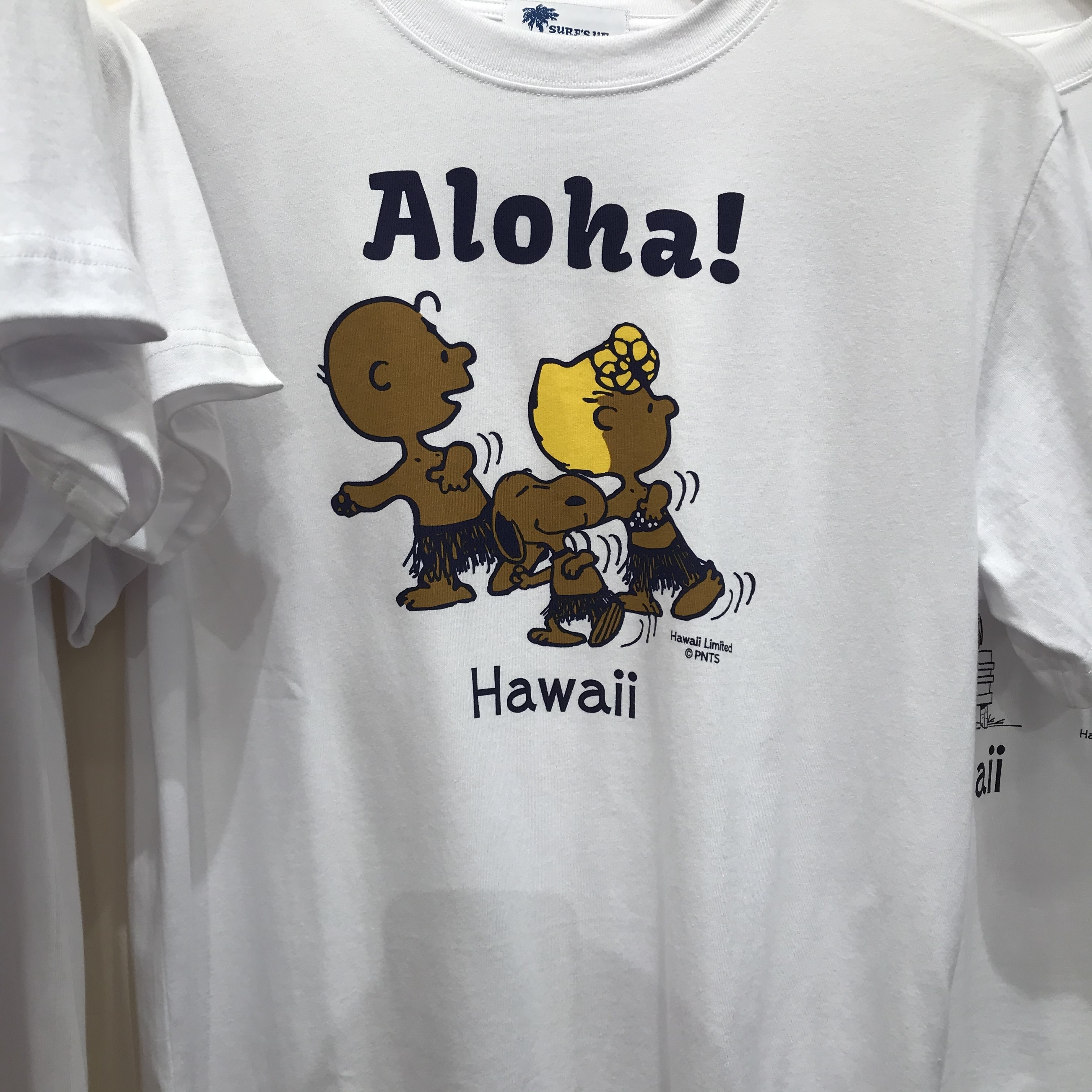 日焼けスヌーピー Moniモニ Tシャツ Big Mahalo Honolulu