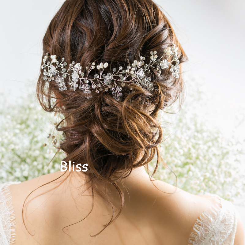 ウェディング アクセサリー 小枝 ヘッドドレス シルバー Or ゴールドより選択 ブライダル 髪飾り ブライダルセレクトショップ Bliss