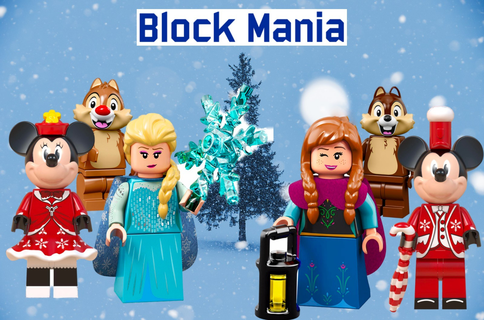 即納 ディズニー キャラクター大人気６体セット レゴ互換 Block Mania ブロック マニア