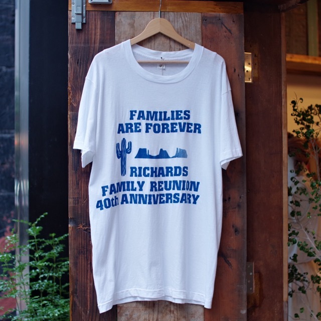 1980s Print T Shirt Fruit Of The Loom 80年代 フルーツ オブ ザ ルーム Big Tee 古着屋 仙台 Biscco 古着 Vintage 通販