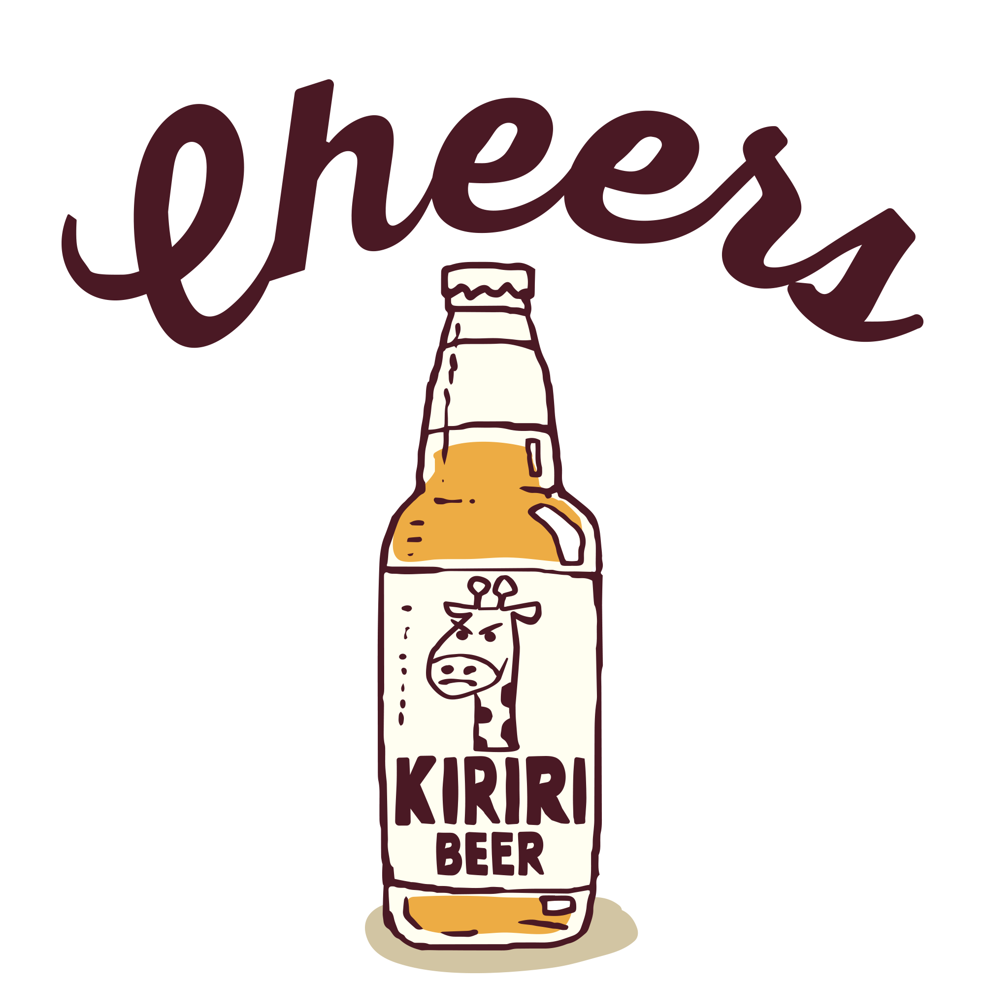 キリリビール Kiriri Beer Glaughin グラフィン パロディーtシャツ おもしろtシャツの販売