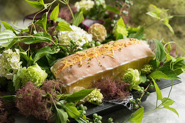 パウンドケーキ フラワーセット 季節のパウンドケーキ 花代 容器代 送料込み 高級パウンドケーキ You G