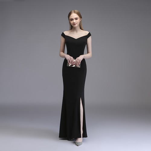 シャイニング 塩 恒久的 黒 ロング ドレス タイト Gfwccamphill Org