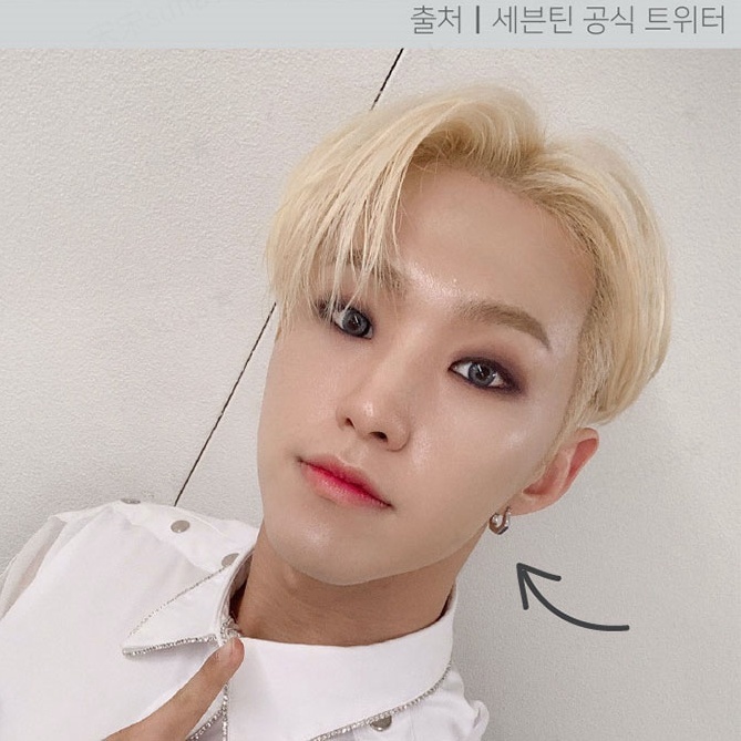 2pc 1pair 2color ナットピアス Seventeen ホシ Hoshi 着用モデル 日本未入荷アクセサリー Leadhope