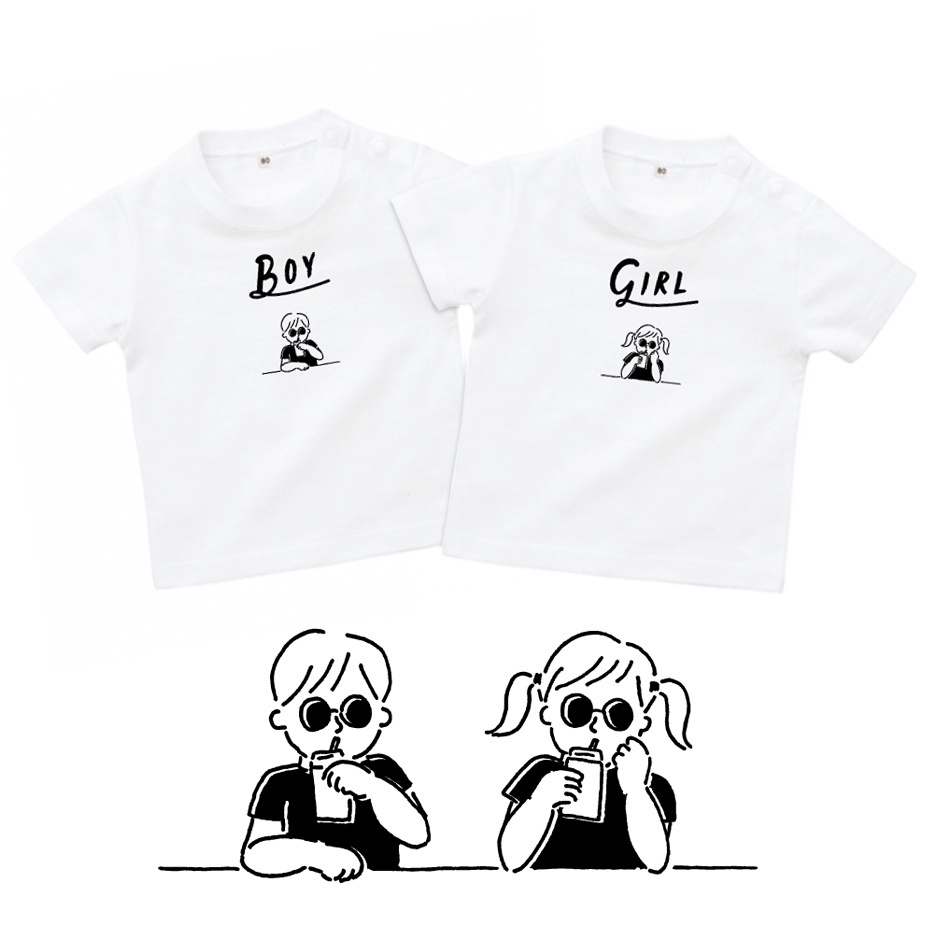 親子tシャツ Boy Girl 単品 黒木製作所