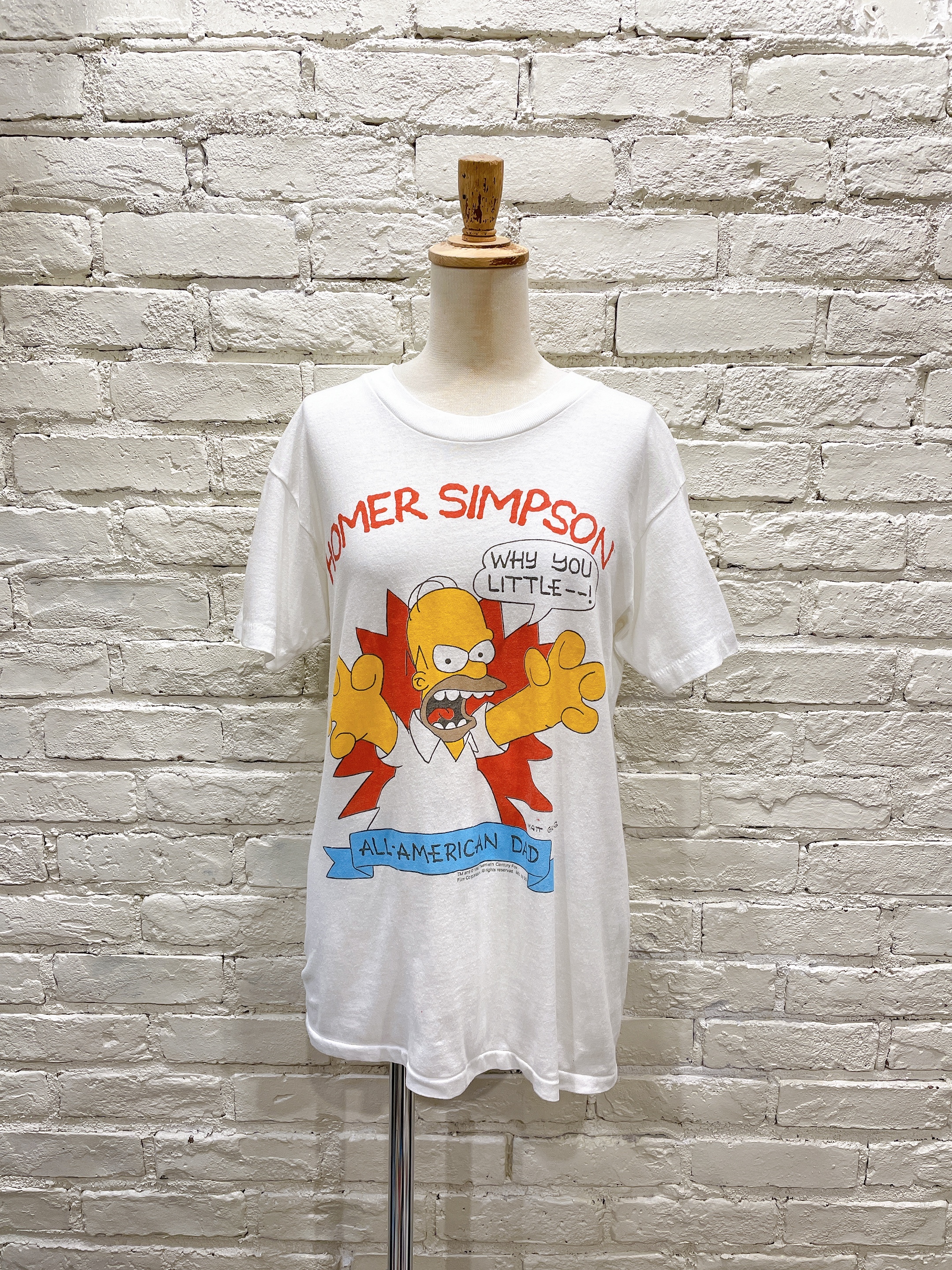 90年代 The Simpsons ホーマーシンプソンズ プリントtシャツ Usa製 Used Vintage Clothing Valon Lanp