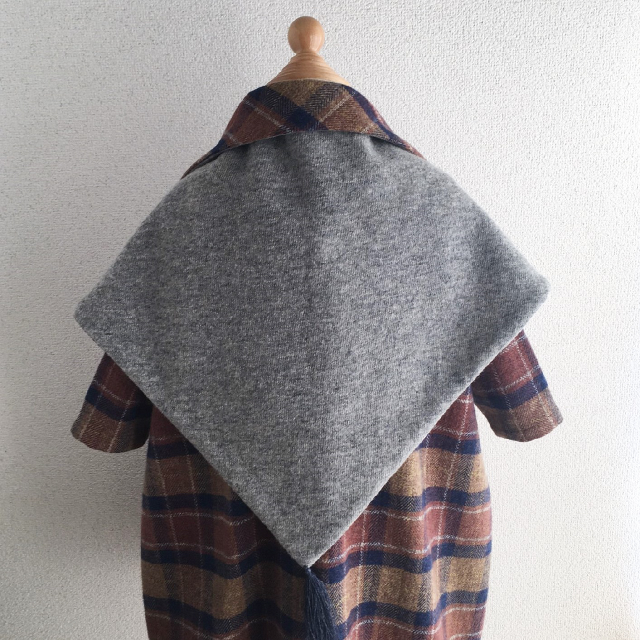 三角ストール 型紙と作り方のセット Acｰ46 子供服の型紙ショップ Tsukuro ツクロ