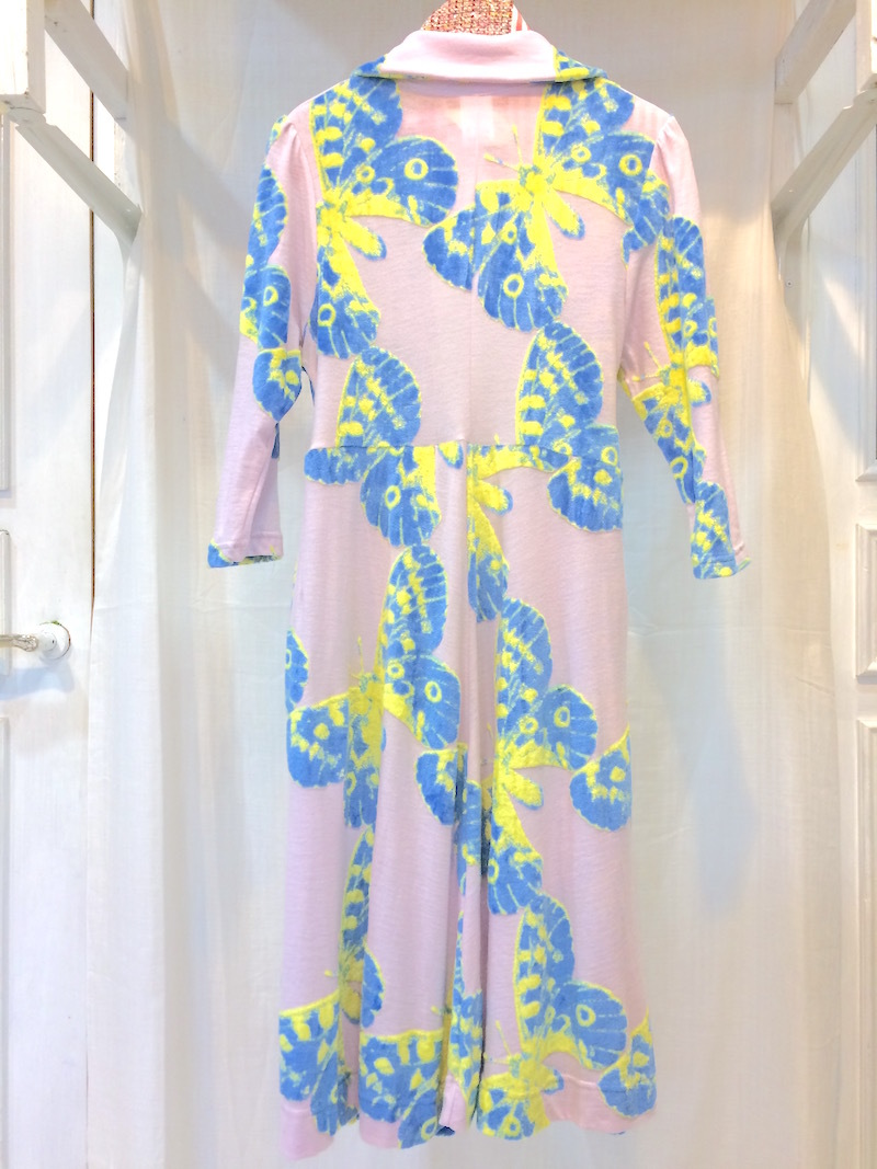 あちゃちゅむ 蝶ジャガードワンピース 2月