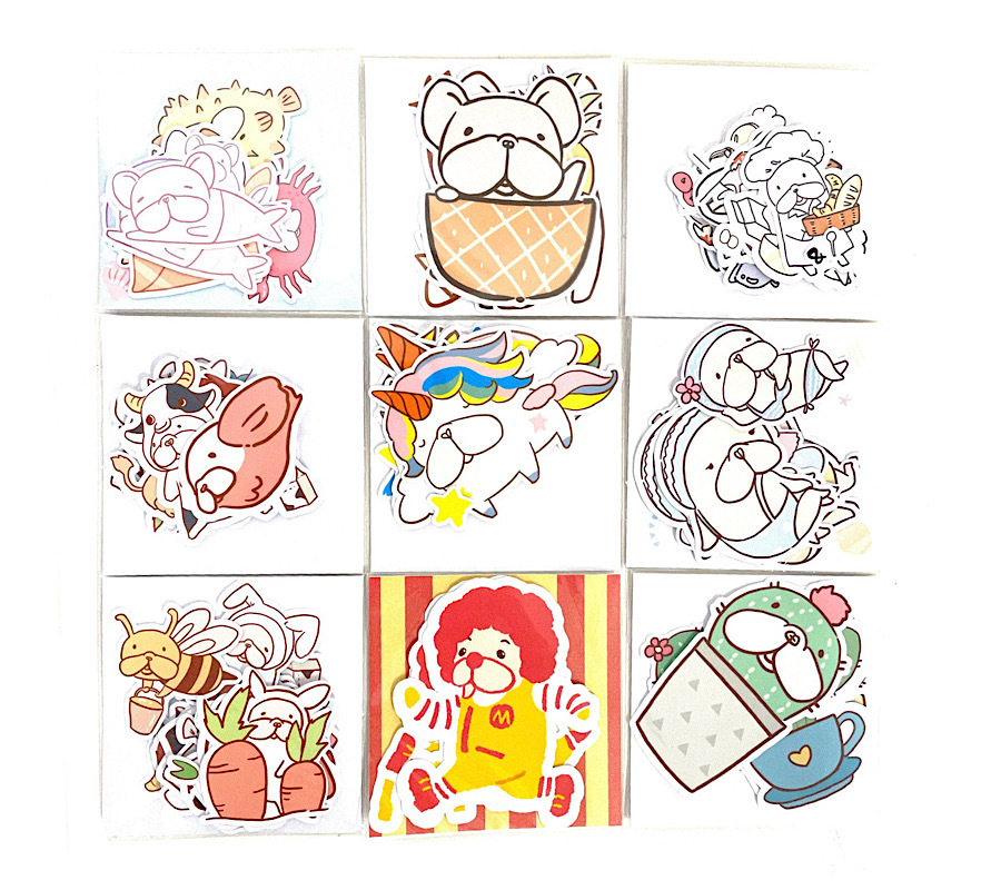 即納 Buhiイラストステッカー8type 送料無料 Sos Chiroroya