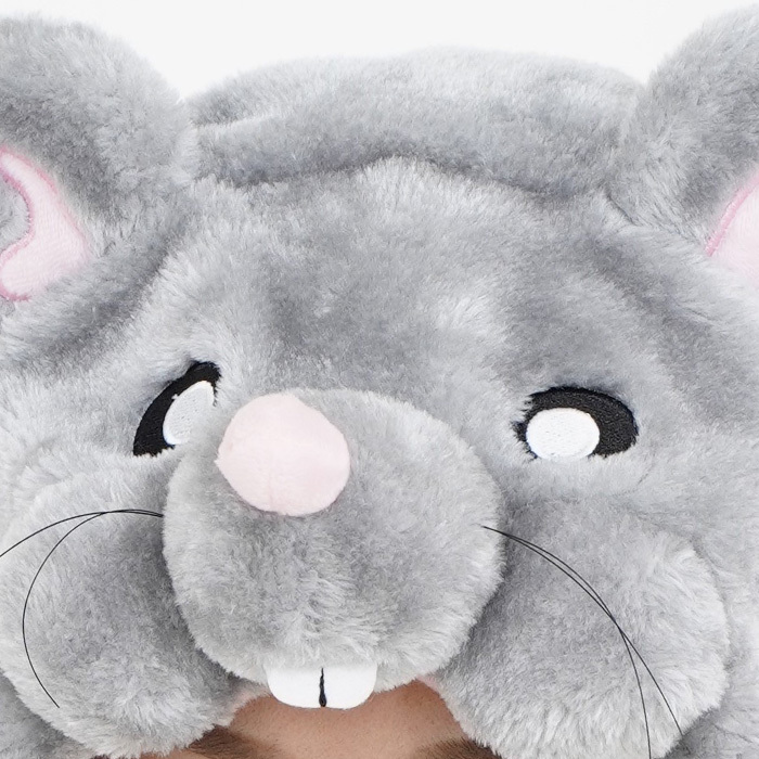 ねずみ 被り物 かぶりもの 被りもの キャラクター グッズ かわいい 可愛い マウス グレー 可愛い 鼠 ネズミ アニマル 動物 アニメ メンズ レディース 男女兼用 ヘッド 帽子 頭 コスプレ コス コスチューム ハロウィン衣装 仮装 文化祭 忘年会 運動会 面白い S Sz 6h0