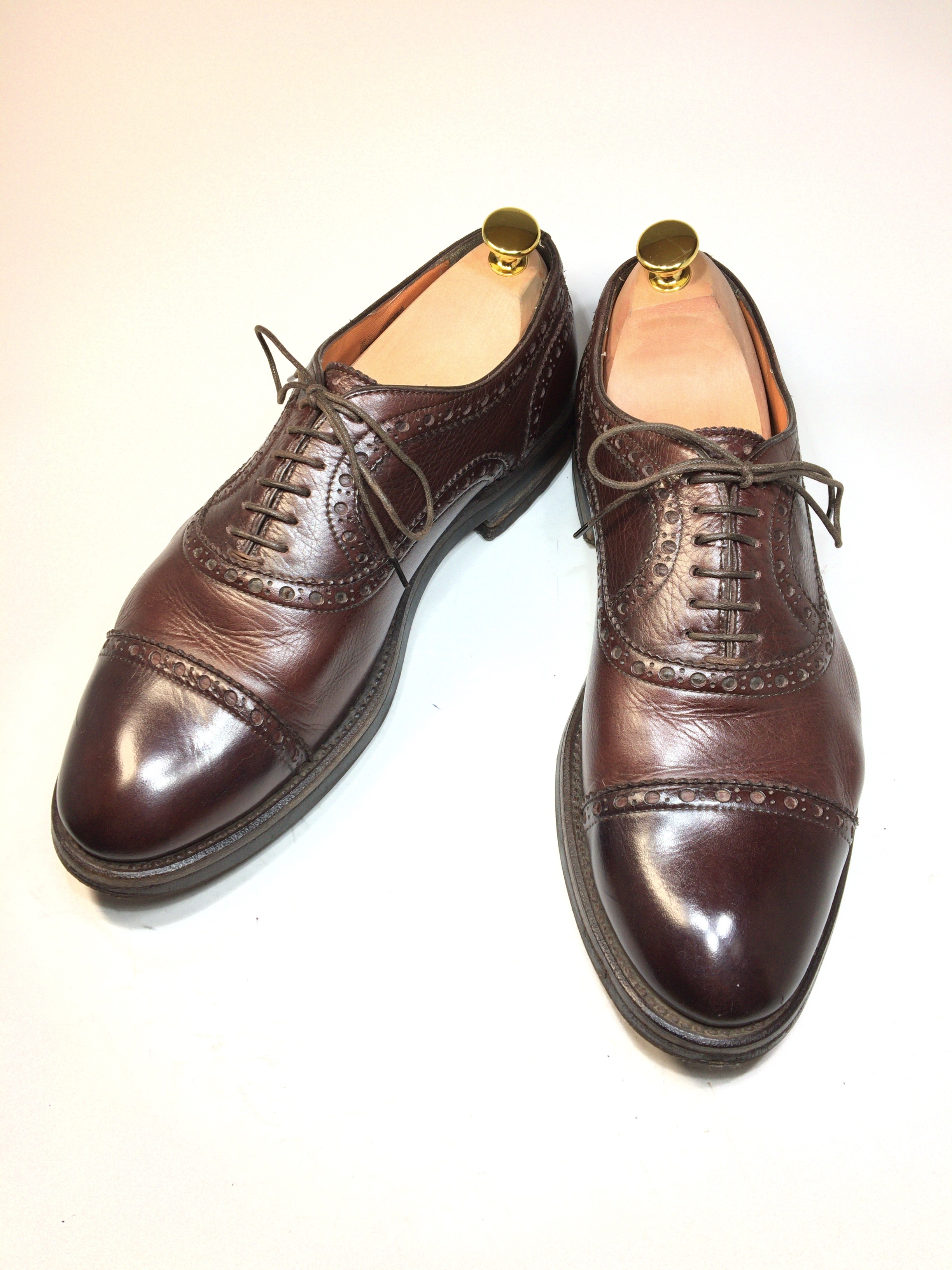 サントーニ Santoni セミブローグ 26 5センチ 中古靴 革靴 ブーツ通販専門店 Dafsmart ダフスマート Online Shop
