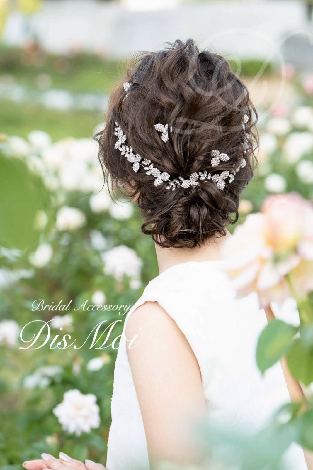 ヘッドドレス ヘアピンセット ブライダルヘッドドレス Hdp 06 Dismoi ディモア ブライダルアクセサリーショップ ウェディングアクセサリー