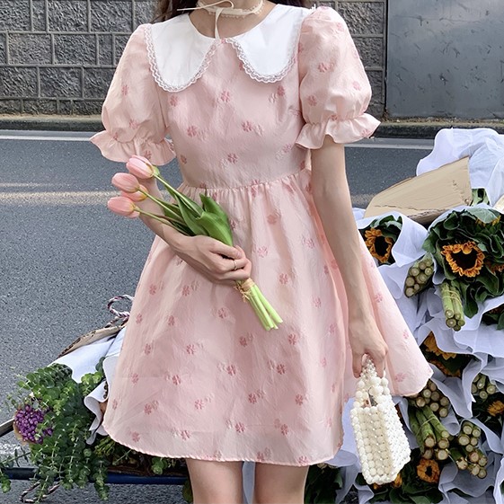 キャンディスリーブガーリーワンピ Sucrier シュクリエ お砂糖みたいに甘くてかわいい 量産型プチプラガーリー服 通販