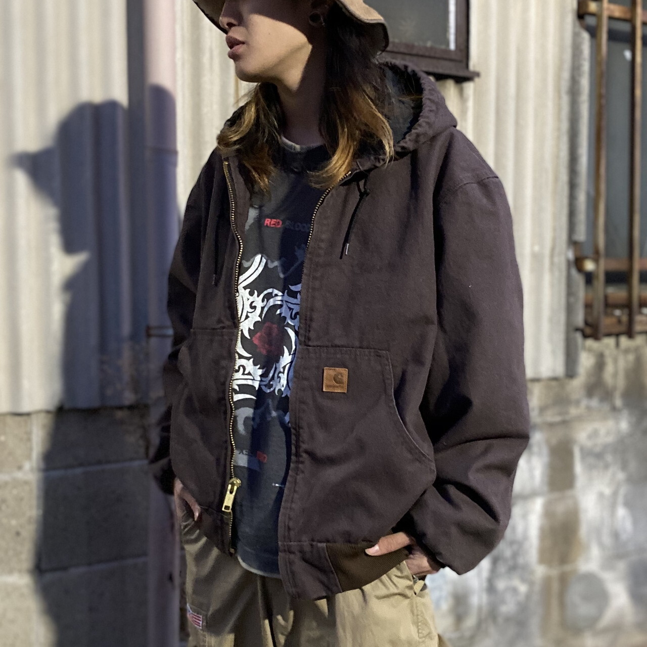 国産最安値 carhartt - カーハート 企業ロゴ ダック ストリート