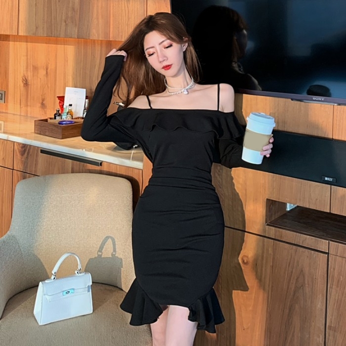 No 3 きれいめワンピース 韓国ワンピース 大人可愛いワンピース タイトワンピース オフショルワンピース キャバドレス Ti Da