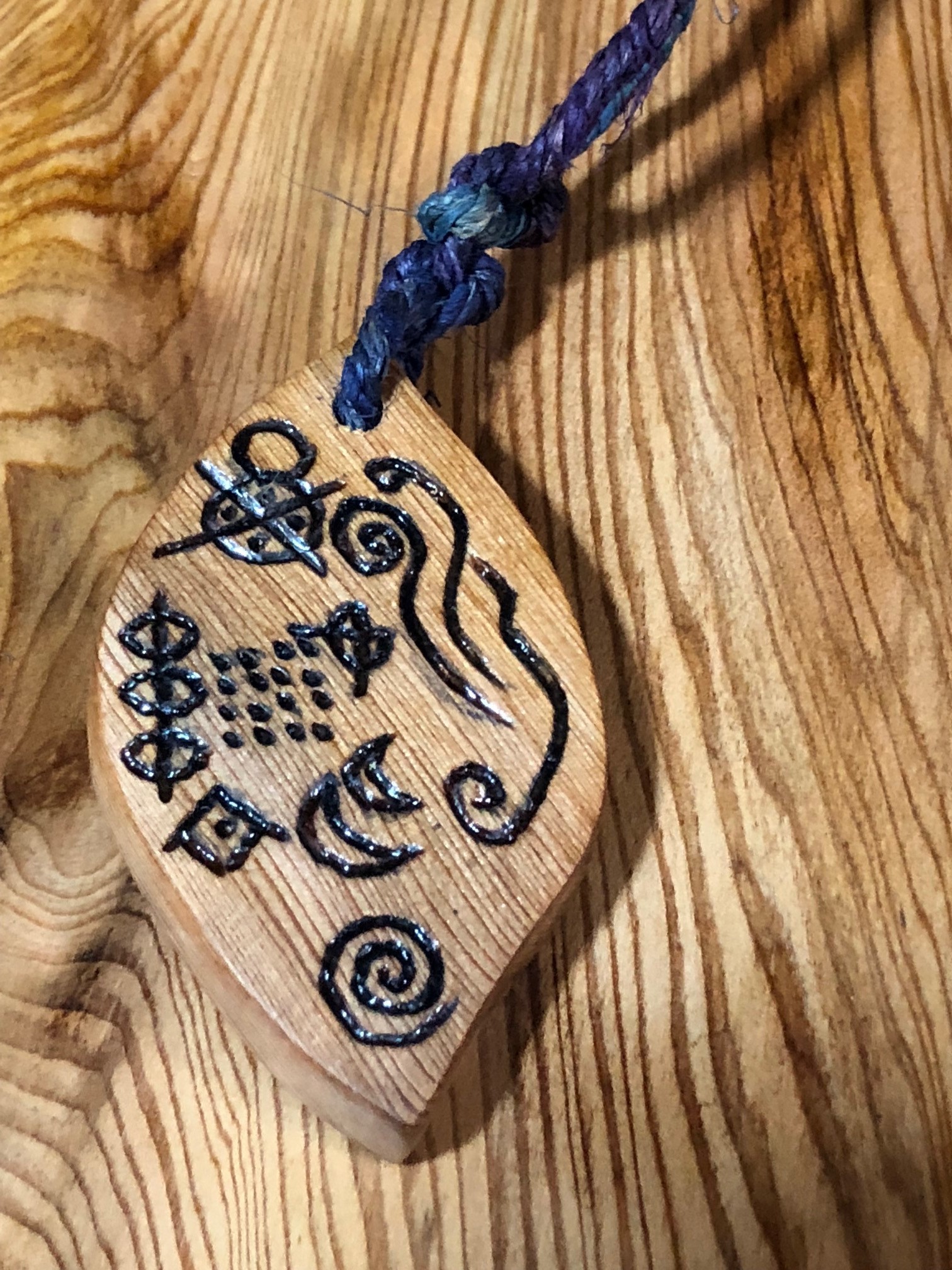 神代豊国文字 瀬織津姫木の葉 お守り 神様からの贈り物