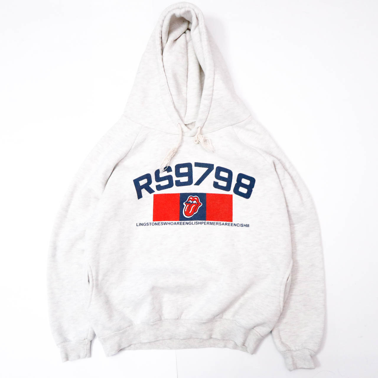 90 S Rolling Stones 1997 98 ツアー スウェット パーカー グレー 霜降り バンド 仙台古着屋howdy オンラインショップ