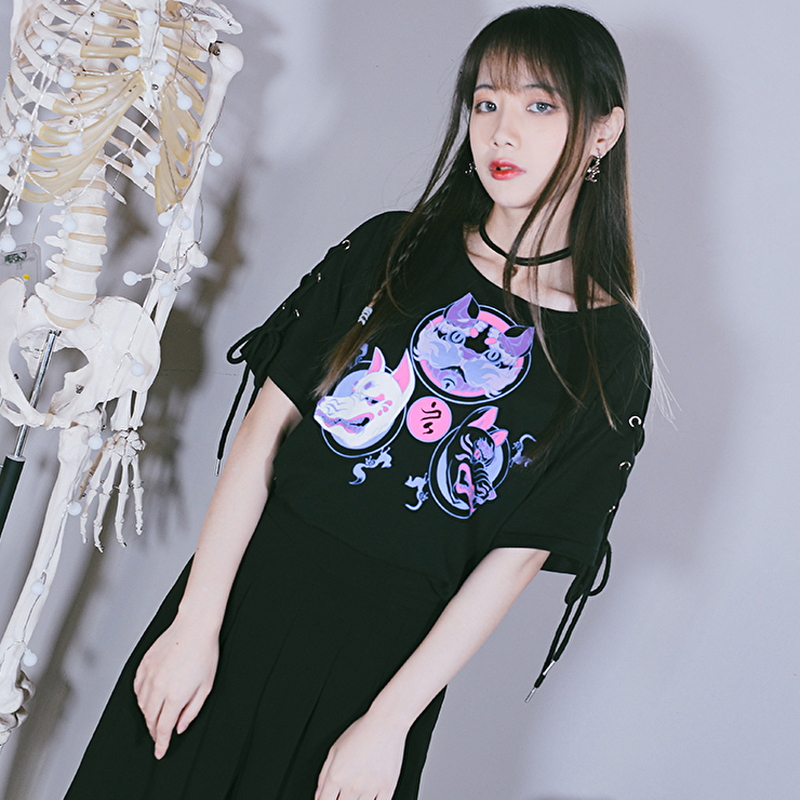 全ての 春服 ゴスロリ系 ワイドパンツ 編み上げ レースアップ レトロ 病みかわいい 原宿系 オルチャン 10代 代 魅了 Carlavista Com