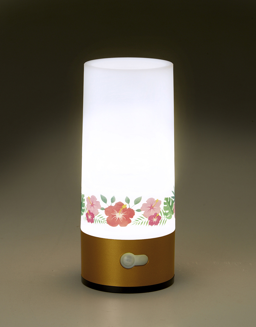 送料無料 花柄センサーライト 照明 ライト インテリア かわいい Tkskshop 送料無料