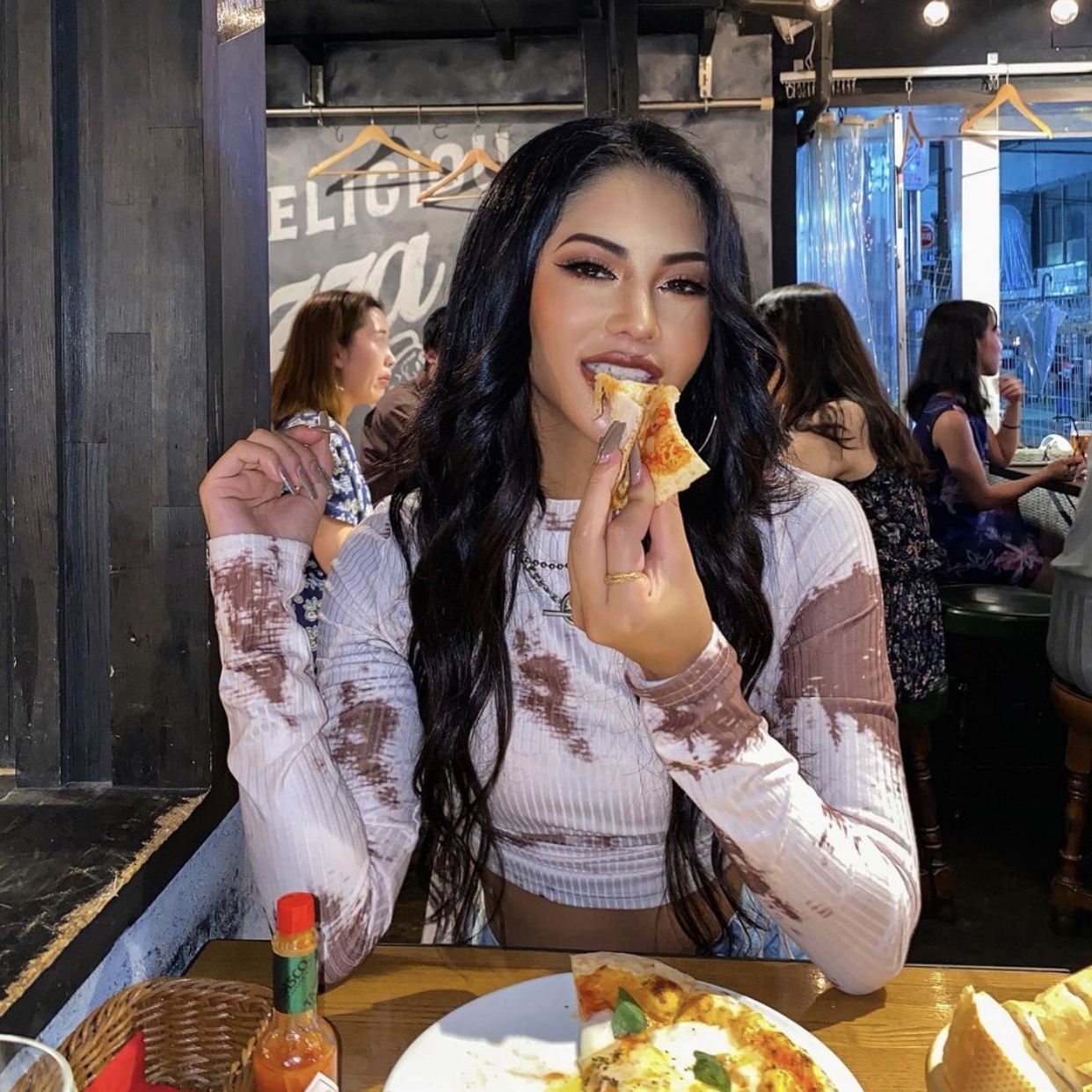 櫻井ハルカ様ご着用商品 タイダイ柄 ラウンドネック トップス 3color Juice