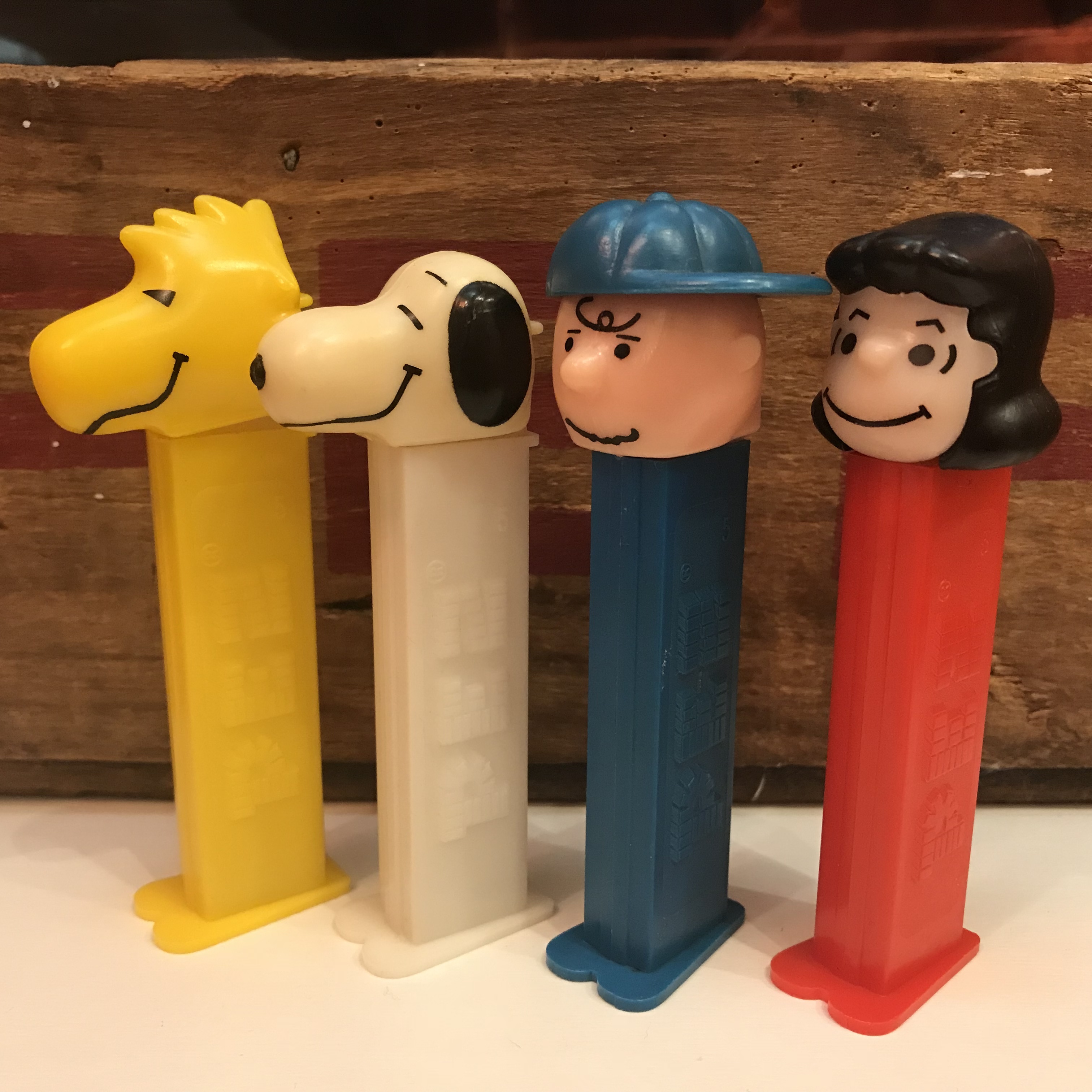 Pez スヌーピー ペッツ 4種セット 旧顔ver 福岡 大名のおもちゃ屋 トイズヘッド