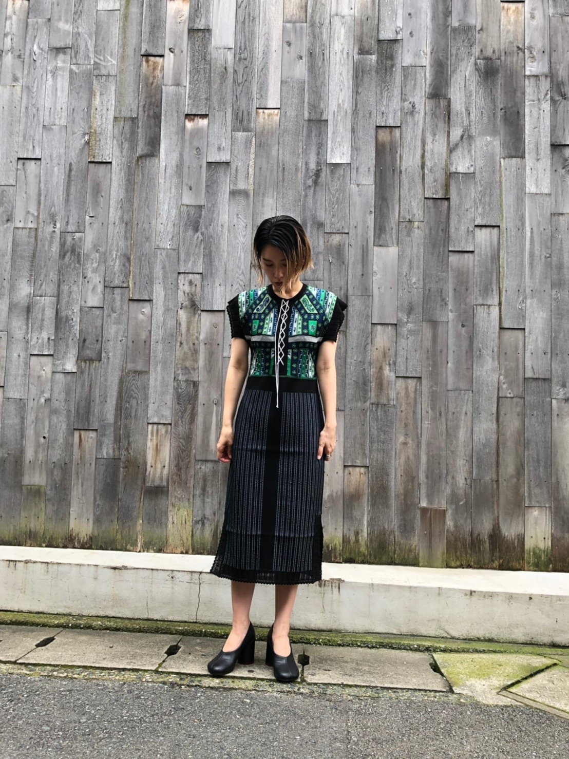 Mame Kurogouchi 2018SS ニットワンピース-