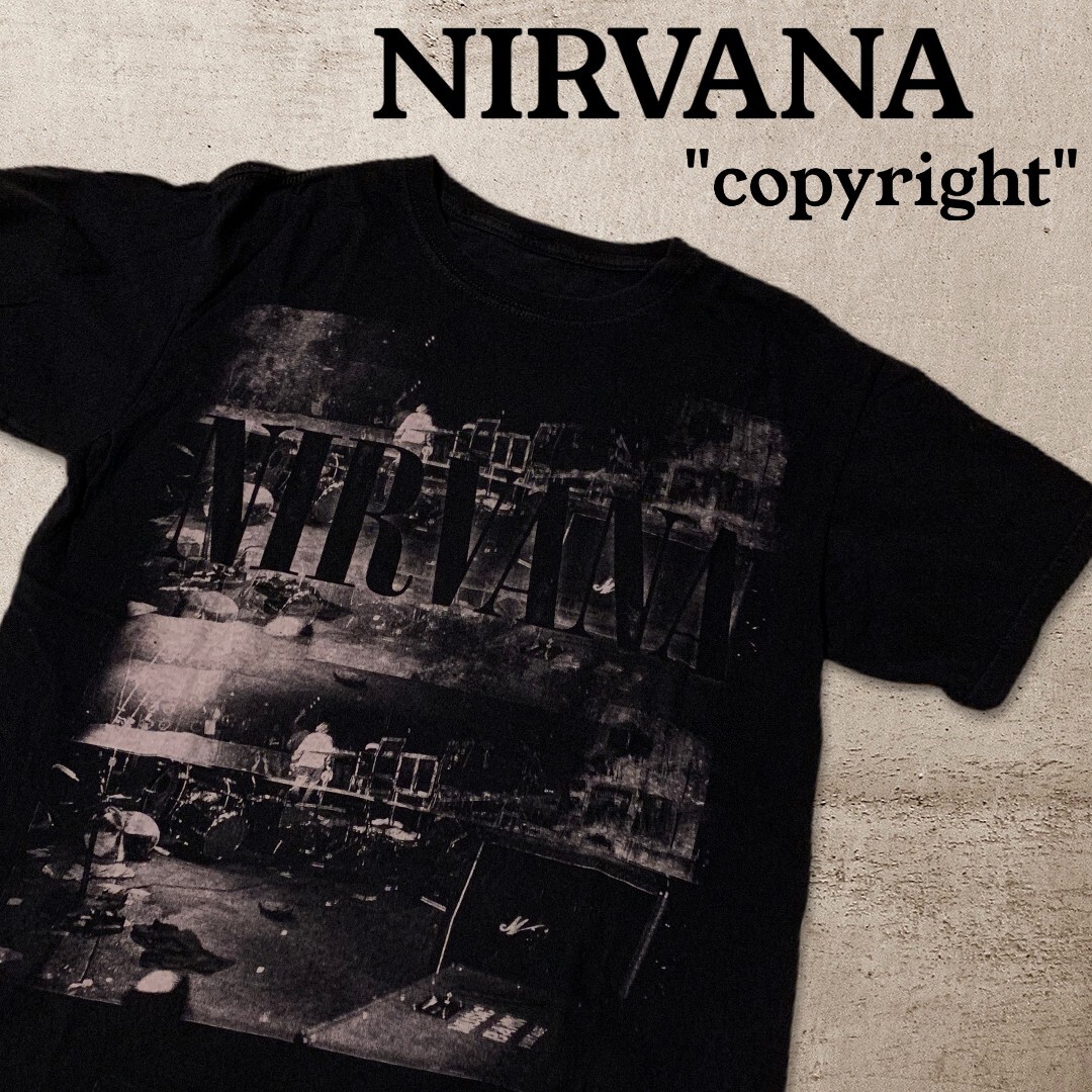人気 Nirvana ニルバーナ ニルヴァーナ バンt バンド Tシャツ O22 Dust Magnet Club ヴィンテージ古着 トレンド古着 アメカジ 90s コレクティブル