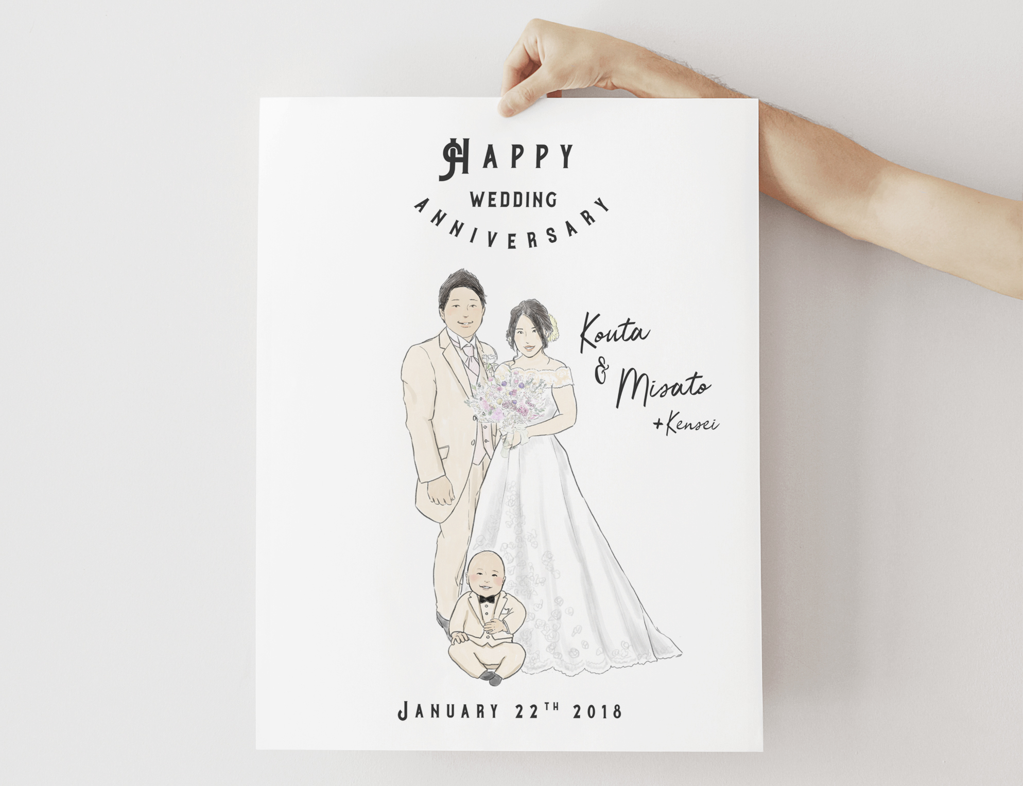 一時販売停止 Ny在住イラストレーターが描くウェルカムボード スクリプト Diy Store Pbw