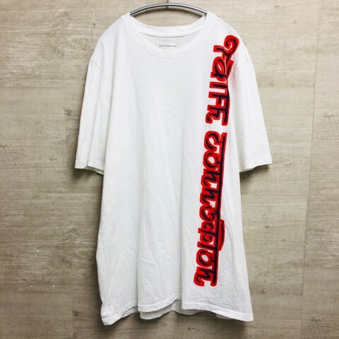 Faith Connexion フェイスコネクション ロゴプリントtシャツ M ホワイト 中目黒b3 ブランド古着brooch