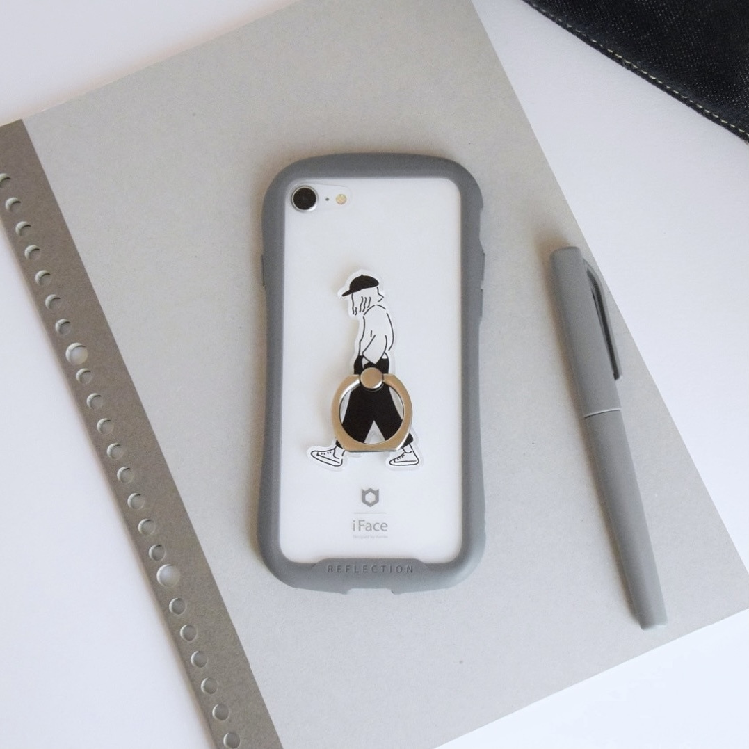 8 7 再入荷 Boyish Girl スマートスマホリング 湖中ショップ