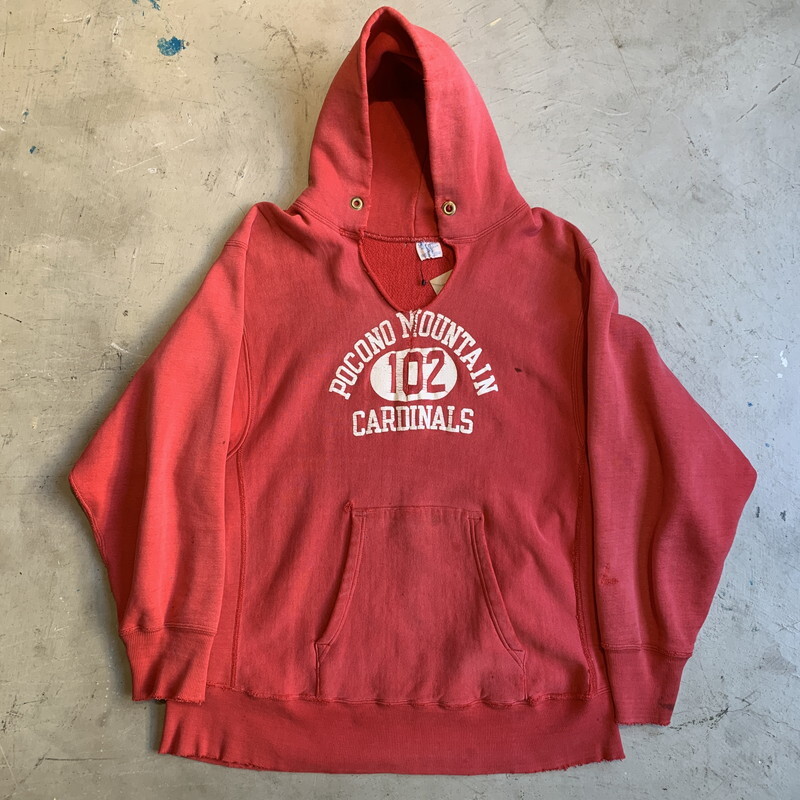 70 S Champion チャンピオン リバースウィーブ スウェット パーカー 単色タグ オリジナル Pocono Mountain Cardinals カプセル3段 リペア Large Usa製 希少 ヴィンテージ Ba1274 Rm1643h Agito Vintage 70 S Champion チャンピオン リバースウィーブ スウェット パーカー 単色タグ オリジナル Pocono Mountain Cardinals カプセル3段 リペア Large Usa製 希少 ヴィンテージ Ba1274 Rm1643h Agito Vintage