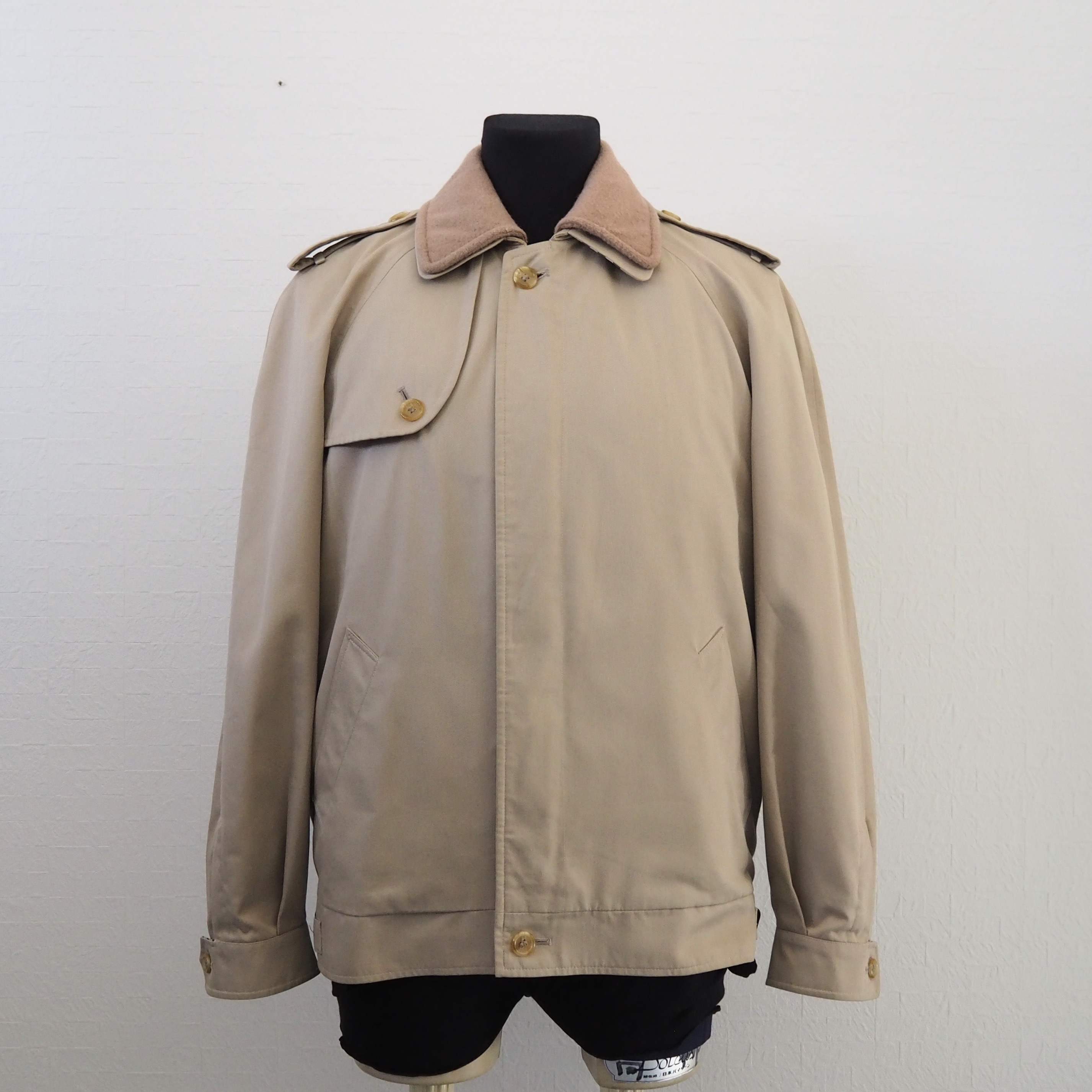 19s Burberry Short Trench Full Set バーバリー Burberrys ハリントンジャケット ドリズラー スウィングトップ ショートトレンチ 古着屋comame