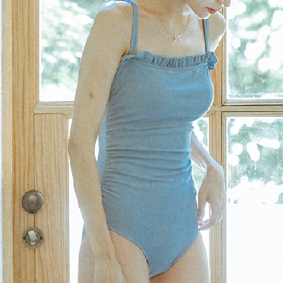 代引き手数料無料 レディース水着 レディース 水着 ワンピース水着 モノキニ ワンピース くすみカラー スモーキーカラー パステルカラー フリル リボン 人気no 1 本体 Farmerscentre Com Ng